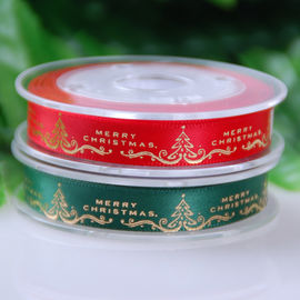 9-Millimeter-Luxusfolien-Goldsatin-Band für die Weihnachtsdekorations-ODER -geschenk-Verpackung