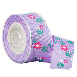4 Farbepurpurroter Antimit blumenalkohol Druckgrosgrain-Band
