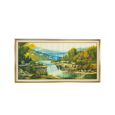 Farbechte chinesische Art-Band-Landschaftsmalereien