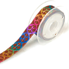 Buntes Erdöl-dehnbares Band für Haar-Bindungen, Geschenk-Verpackungs-flaches elastisches Band