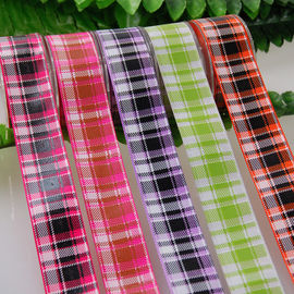 Gitter-Plaid Grosgrain-Band durch das Yard, Torsion Grosgrain-Band-Bögen