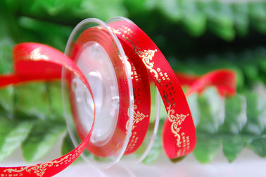 9-Millimeter-Luxusfolien-Goldsatin-Band für die Weihnachtsdekorations-ODER -geschenk-Verpackung
