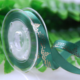 Elegantes Weihnachtsdruckband 9 Millimeter durch Folien-Golddruck für Feiertags-Dekoration