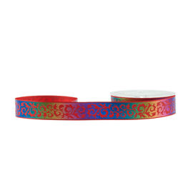 Personifiziertes Regenbogen farbiges Band, 13mm Polyester Grosgrain-Band