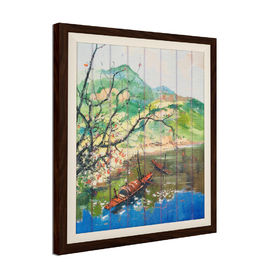 Hauptdekor-Band, welches 54 x 43.5cm die Größe mit dem Holzrahmen-Riss beständig malt