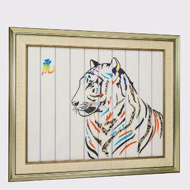 Baumstumpf-freier Tiger-chinesische Tierkreis-Kunst, dauerhafte Diy-Malereien für Hauptdekor