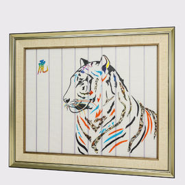 Baumstumpf-freier Tiger-chinesische Tierkreis-Kunst, dauerhafte Diy-Malereien für Hauptdekor