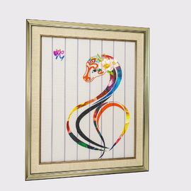 Chinesischer Tierkreis, der zwölf Tier-Schlangen-Ausgangsdekor-Band-Malerei gestaltete Kunst-dekorative Wandbehänge malt