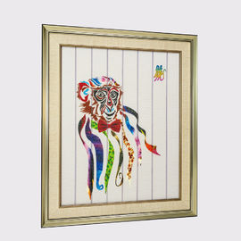 Chinesischer Tierkreis gestaltetes Tier-Affe-Ausgangsdekor-Band der Kunst-zwölf, das dekorative Wandbehänge bereit zu hängen malt