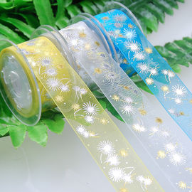 Weiß/Gelb druckten bloßes Band für das bedienungsfreundliche Kosmetik-Verpacken