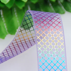 Duft-Verpackenregenbogen-Organza Ribbon, 19mm Längen-bloßes Organza-Band