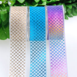 Duft-Verpackenregenbogen-Organza Ribbon, 19mm Längen-bloßes Organza-Band