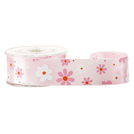 Feriengeschenk-Verpackung 2 Blumensatin-Band des Farbtinten-Schirm-25mm