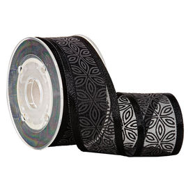 Sex-Unterwäsche-Verpackenkasten-Dekoration 4 Grad-Schwarz-Organza-Band