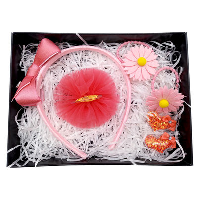 Sonnenblumen-Spitze-Stirnbänder beugen 6 Zoll Mädchen-Haar-Zusatz-Satz-