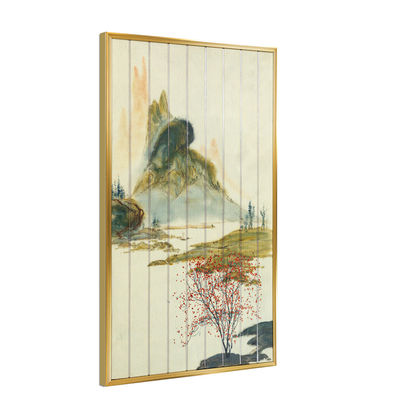 Gestaltete Natur-Fluss-Szenen-Band-chinesische Art-Malerei