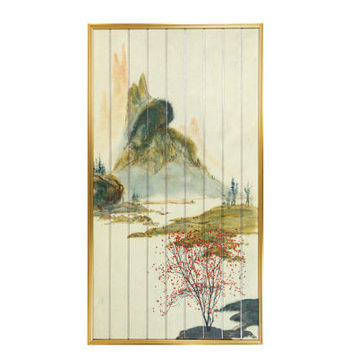 Gestaltete Natur-Fluss-Szenen-Band-chinesische Art-Malerei
